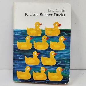 Eric Carle - Board Book - Kids Book - 10 Little Rubber Ducks